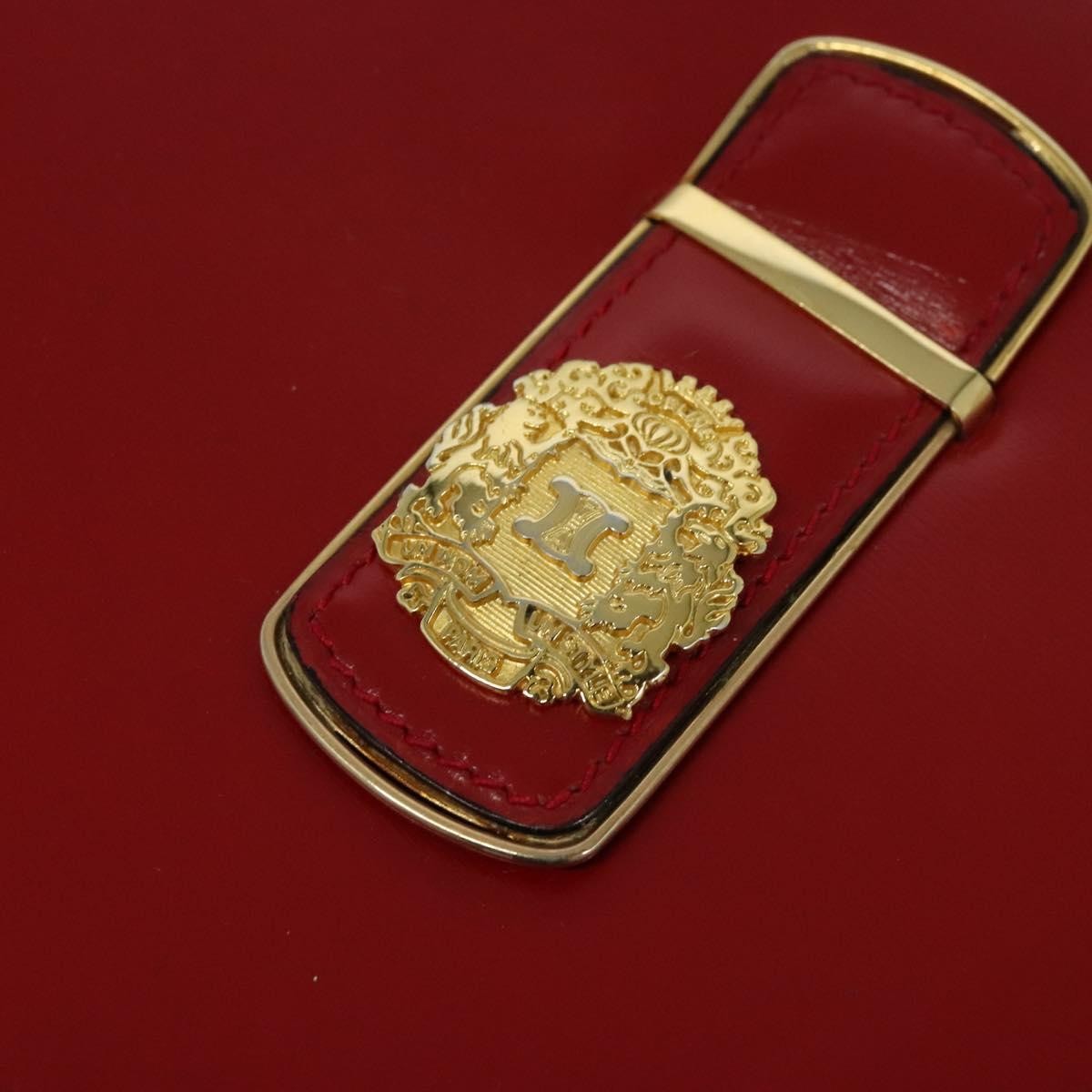 Celine Shoulder Bag Leather, RED, LEATHER, Shoulder bag