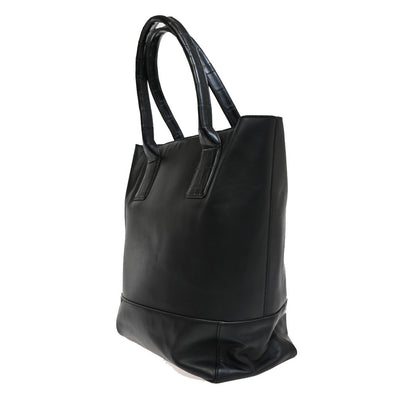 Bottega Veneta Cabat Tote Intrecciato Leather, BLACK, LEATHER, Tote bag