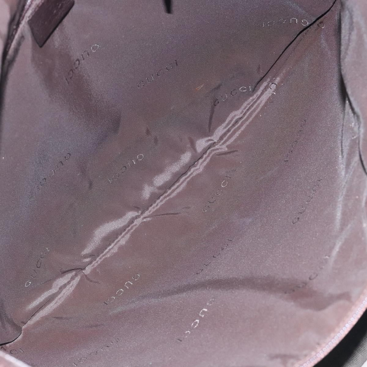 Gucci Vintage Shoulder Bag Leather, BROWN, LEATHER, Shoulder bag