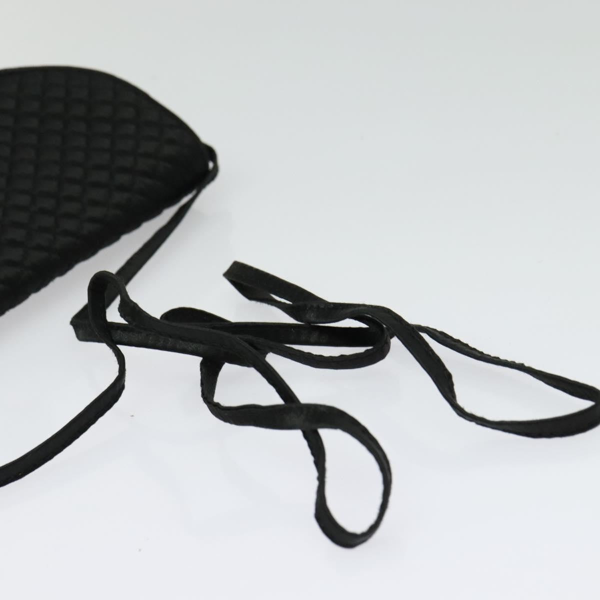 Bottega Veneta Intrecciato Clutch bag Calfskin, BLACK, SATIN, Shoulder bag