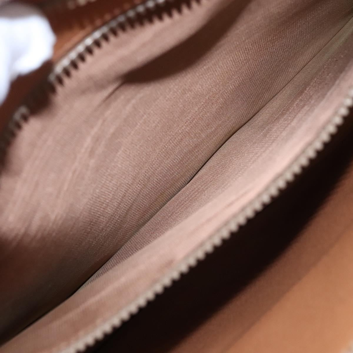 Celine Macadam Briefcase Canvas and leather, BROWN, CANVAS, Briefcase