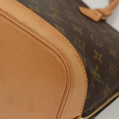 Louis Vuitton Alma Handbag Monogram Canvas, BROWN, CANVAS, Handbag