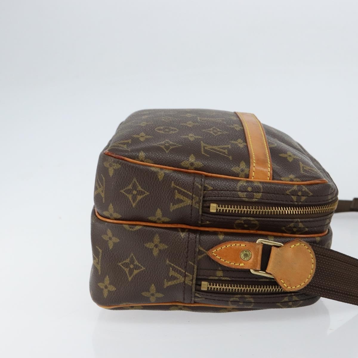 Louis Vuitton Reporter Bag Monogram Canvas, BROWN, CANVAS, Shoulder bag