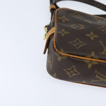 Louis Vuitton Pochette Marly Bandouliere Bag Monogram Canvas, BROWN, CANVAS, Shoulder bag