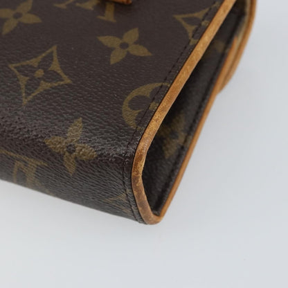 Louis Vuitton Florentine Waist Bag Monogram Canvas, BROWN, CANVAS, Clutche & pouche