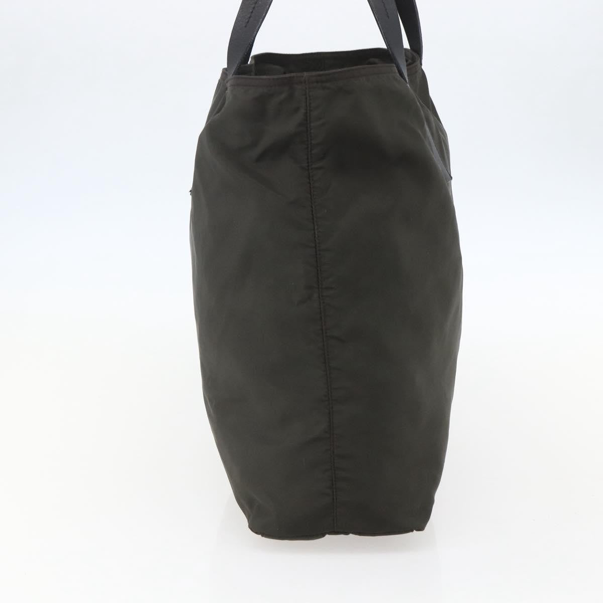 Prada Zip Tote Tessuto, KHAKI, NYLON, Tote bag