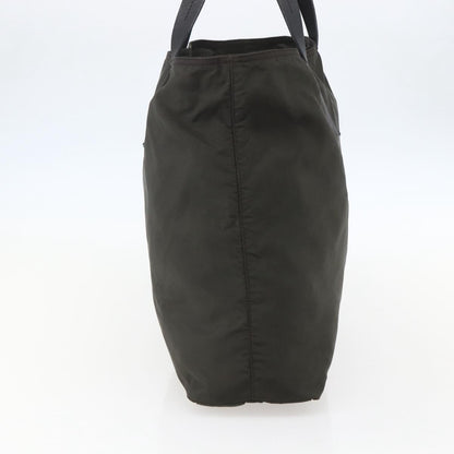 Prada Zip Tote Tessuto, KHAKI, NYLON, Tote bag