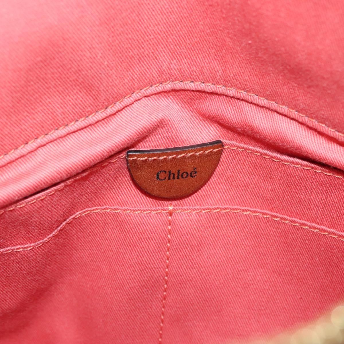 Chloe Angie Tote Leather, BROWN, LEATHER, Tote bag