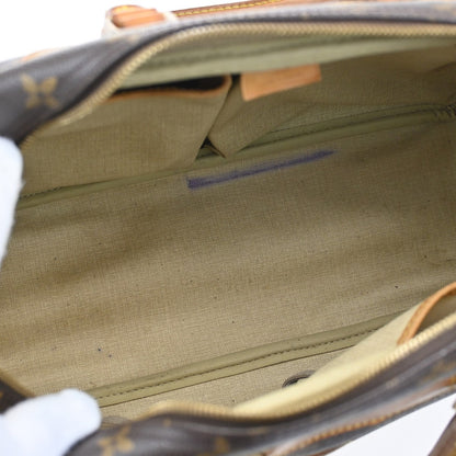 Louis Vuitton Deauville Handbag Monogram Canvas, BROWN, CANVAS, Handbag