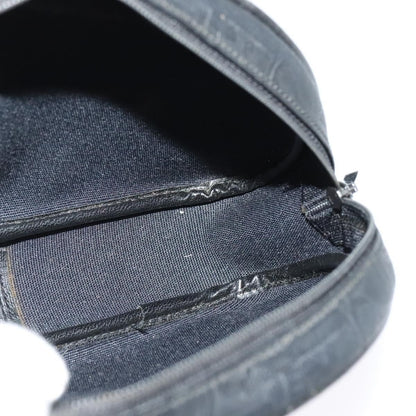 Christian Dior Vintage Trotter Pouch Canvas, BLACK, CANVAS, Clutche & pouche