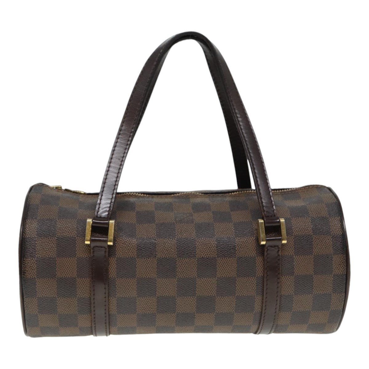 Louis Vuitton Papillon Handbag Damier, BROWN, CANVAS, Handbag