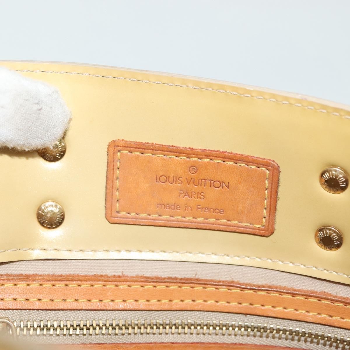 Louis Vuitton Reade Handbag Monogram Vernis, BEIGE, PATENT_LEATHER, Handbag