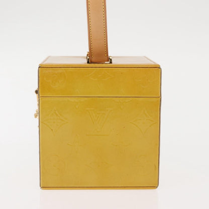 Louis Vuitton Bleecker Box Bag Monogram Vernis, BEIGE, PATENT_LEATHER, Clutche & pouche
