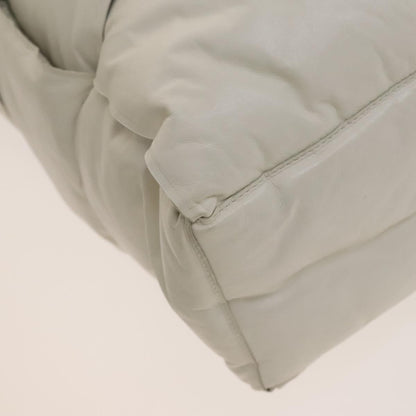 Bottega Veneta Squash Tote Padded Maxi Intrecciato Leather, WHITE, LEATHER, Tote bag