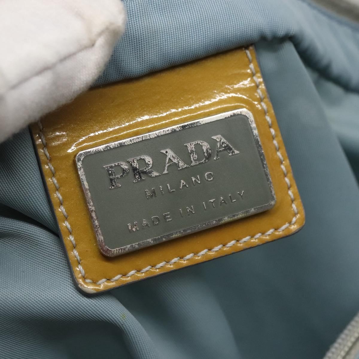 Prada Flat Messenger Bag Tessuto, BLUE, NYLON, Shoulder bag