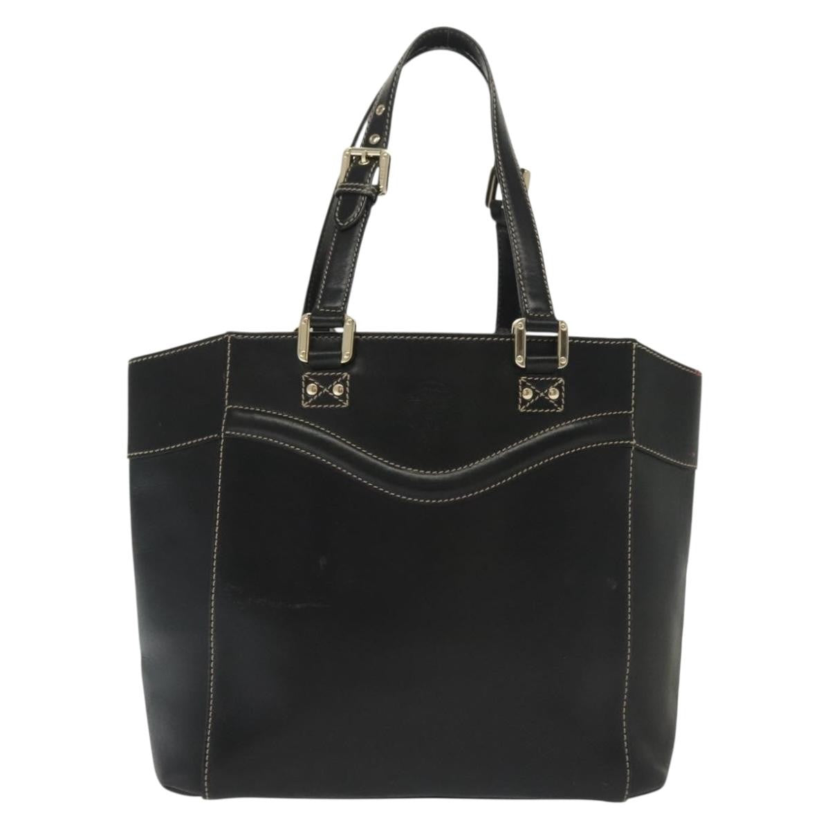 Gucci Tote Bag Leather, BLACK, LEATHER, Tote bag