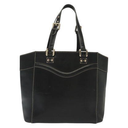 Gucci Tote Bag Leather, BLACK, LEATHER, Tote bag