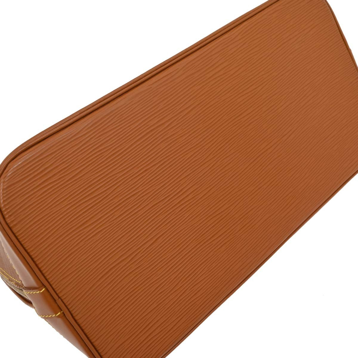 Louis Vuitton Alma Handbag Epi Leather, BROWN, LEATHER, Handbag