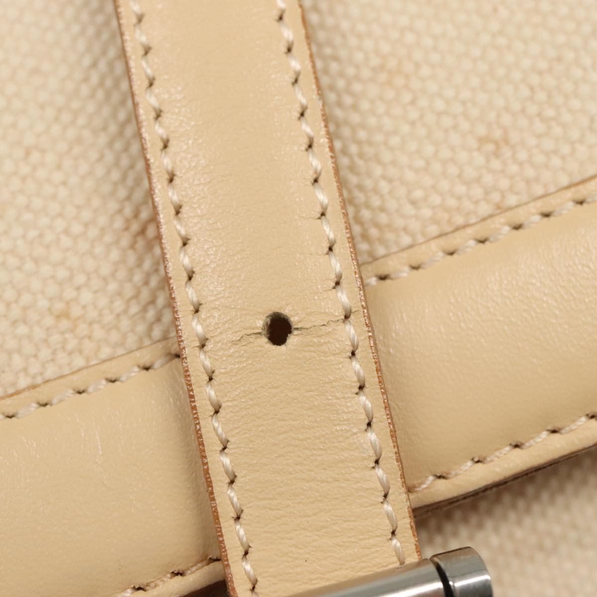 Burberry Vintage Handbag Canvas, BEIGE, CANVAS, Handbag