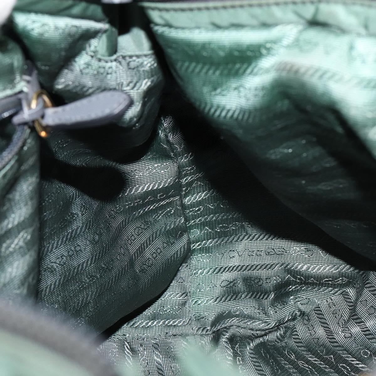 Prada Convertible Bow Tote Tessuto, GREEN, NYLON, Handbag