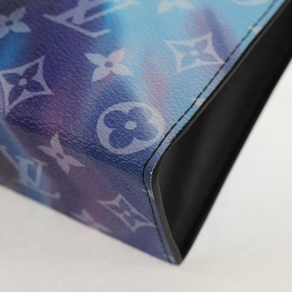 Louis Vuitton Pochette Voyage Limited Edition Monogram Sunset Canvas, MULTICOLOUR, CANVAS, Clutche & pouche