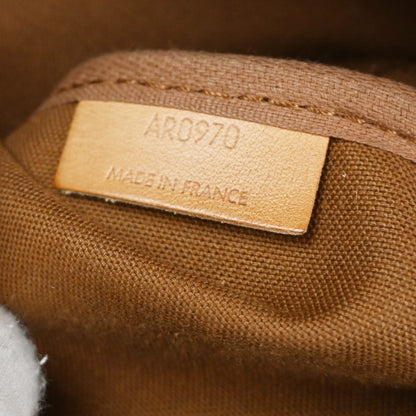 Louis Vuitton Saumur Handbag Monogram Canvas, BROWN, LEATHER, Shoulder bag