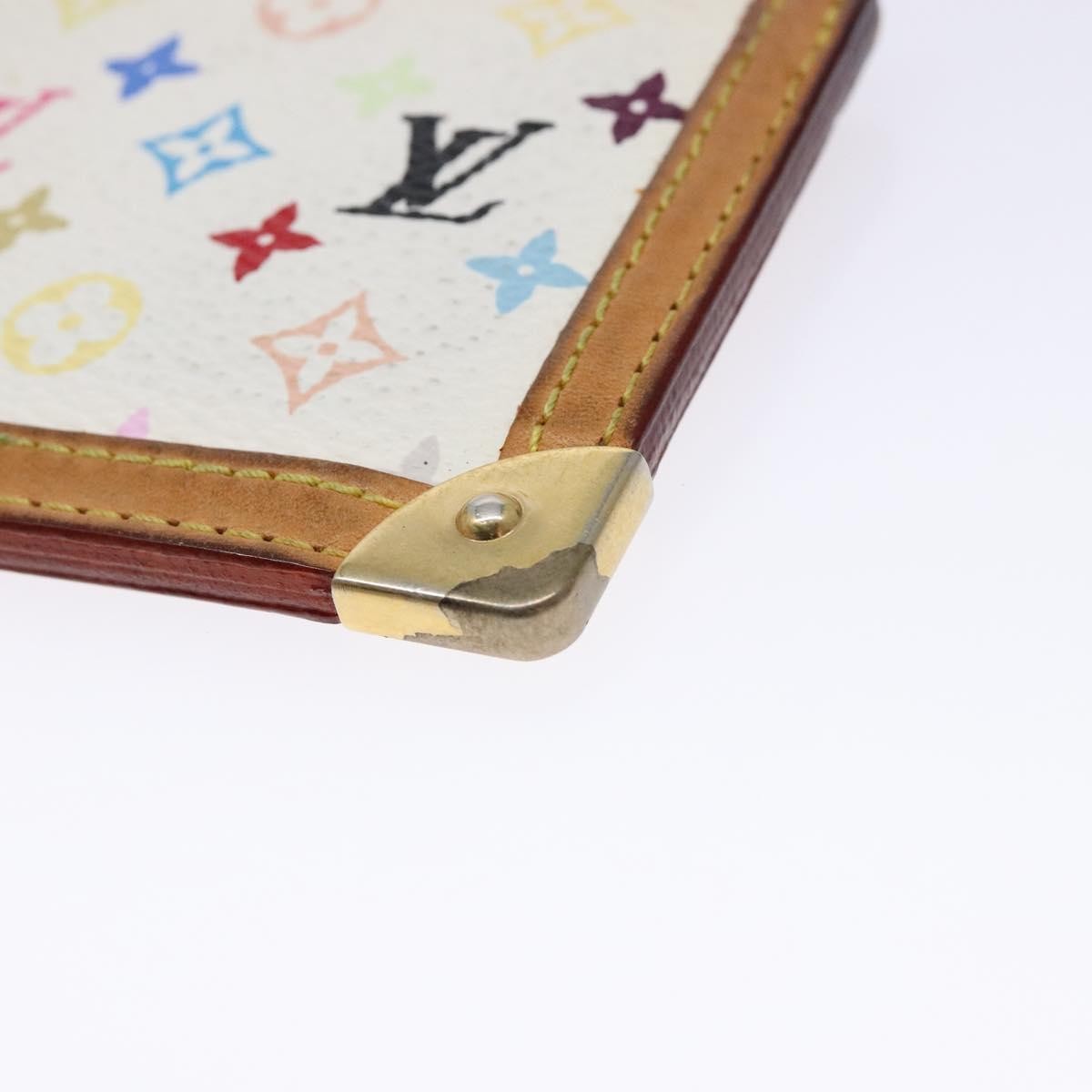 Louis Vuitton Pochette Clés Monogram Canvas, WHITE, CANVAS, Wallets