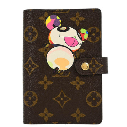 Louis Vuitton Agenda Cover Monogram Panda, BROWN, CANVAS, Wallets