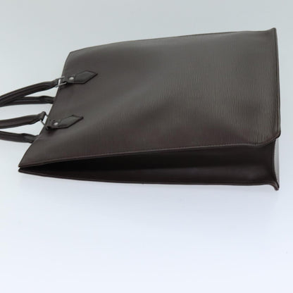 Louis Vuitton Sac Plat Bag Epi Leather, BROWN, LEATHER, Handbag