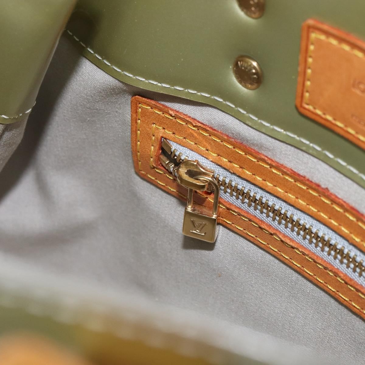 Louis Vuitton Reade Handbag Monogram Vernis, GRAY, PATENT_LEATHER, Handbag