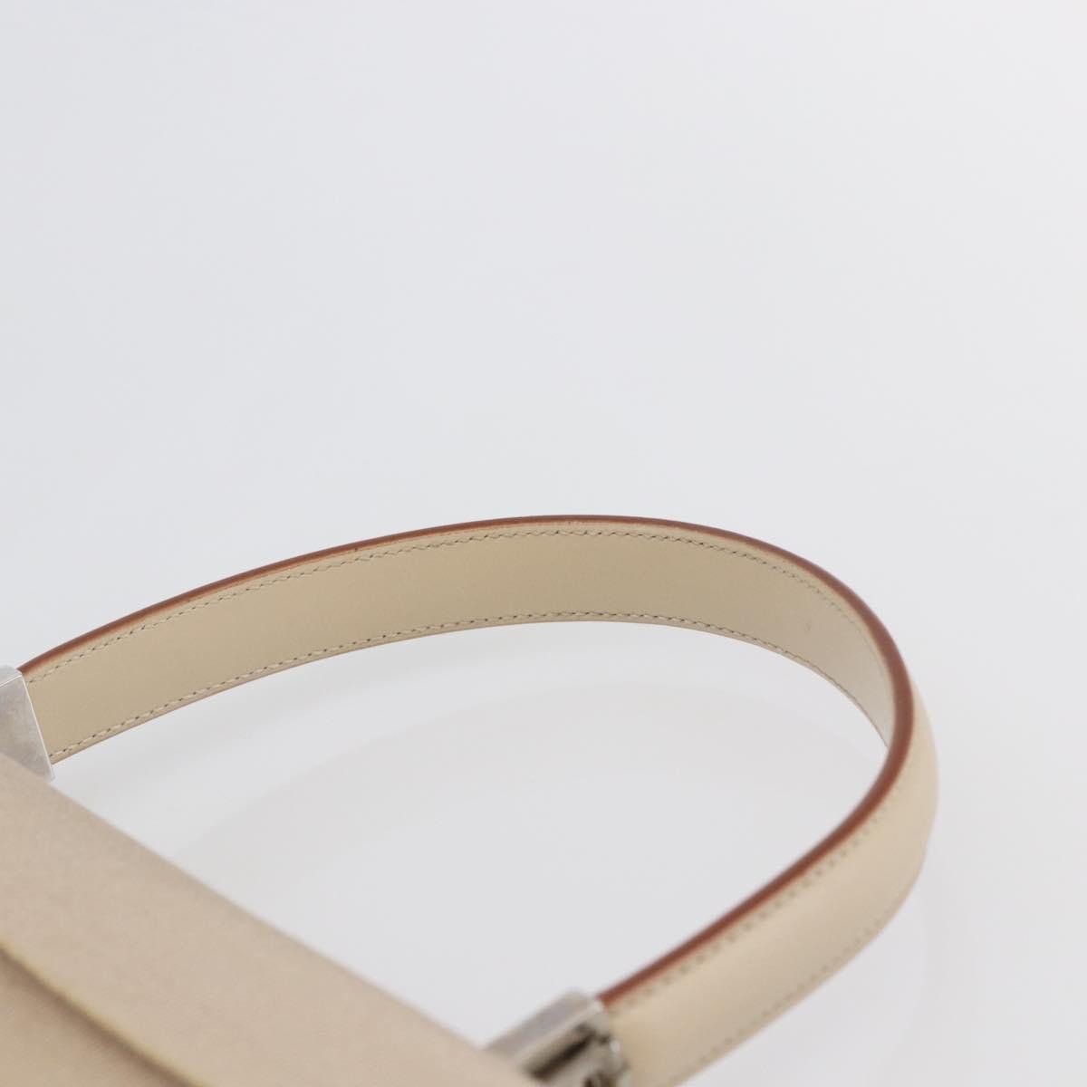 Salvatore Ferragamo Vintage Gancini Cage Top Handle Bag Canvas, BEIGE, CANVAS, Bag