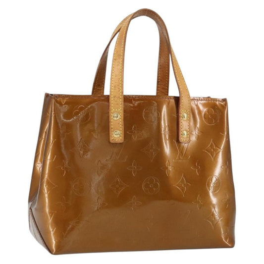 Louis Vuitton Reade Handbag Monogram Vernis, BROWN, PATENT_LEATHER, Tote bag