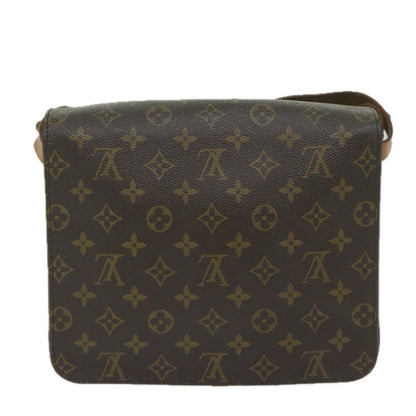 Louis Vuitton Cartouchiere Handbag Monogram Canvas, BROWN, CANVAS, Handbag