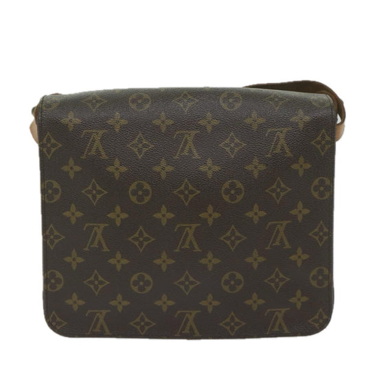 Louis Vuitton Cartouchiere Handbag Monogram Canvas, BROWN, CANVAS, Handbag