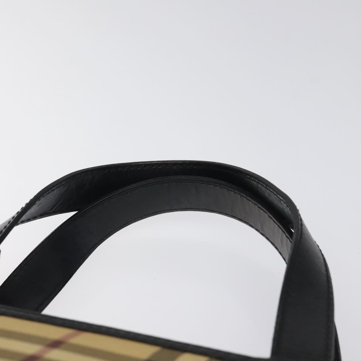 Burberry Nova Check Tote Canvas and Leather, BEIGE, CANVAS, Tote bag