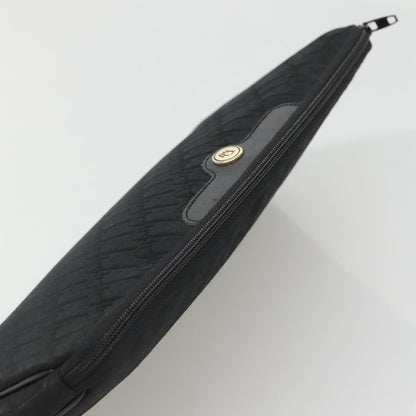 Christian Dior Trotter pouch Diorissimo Canvas, BLACK, CANVAS, Clutche & pouche