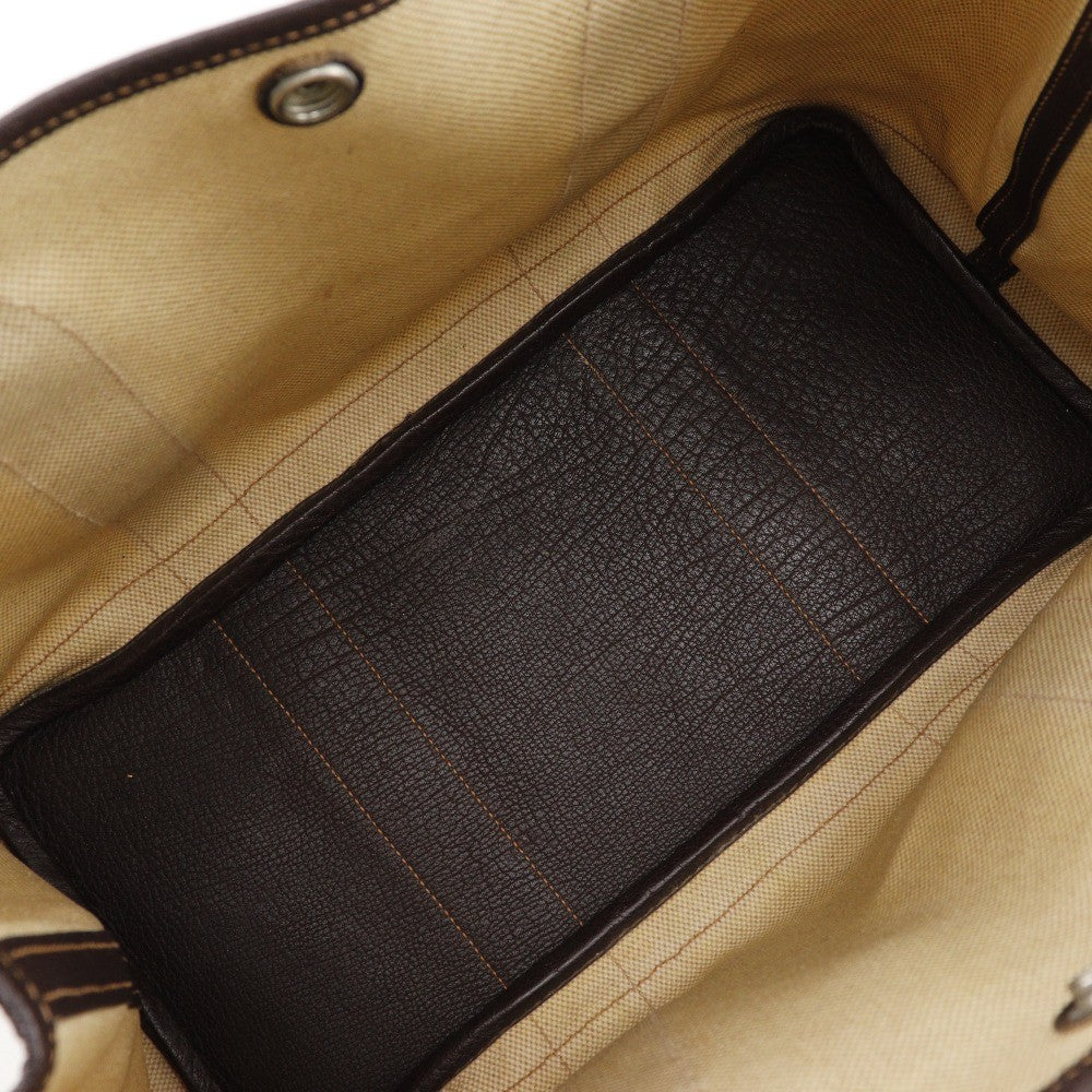 Hermes Garden Party Tote Toile and Leather, BEIGE, CANVAS, Tote bag