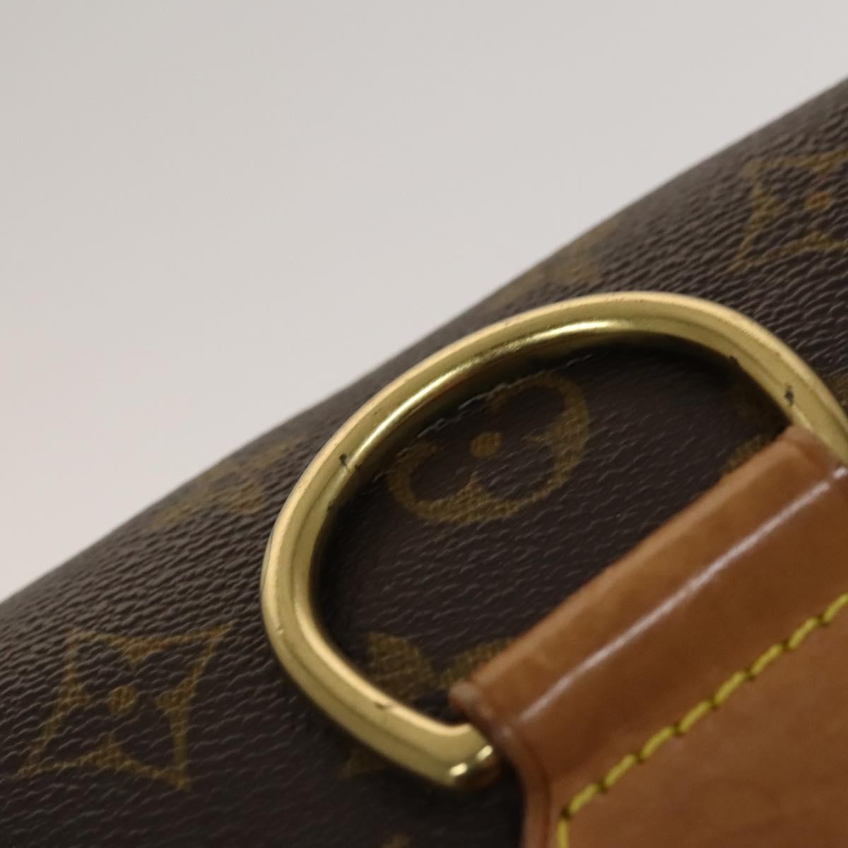 Louis Vuitton Vintage Montsouris Backpack Monogram Canvas, BROWN, CANVAS, Backpack