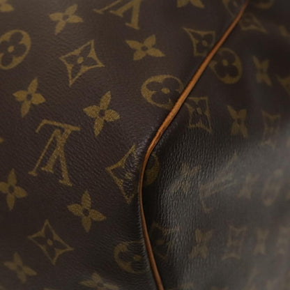 Louis Vuitton Keepall Bag Monogram Canvas, BROWN, CANVAS, Travel bag