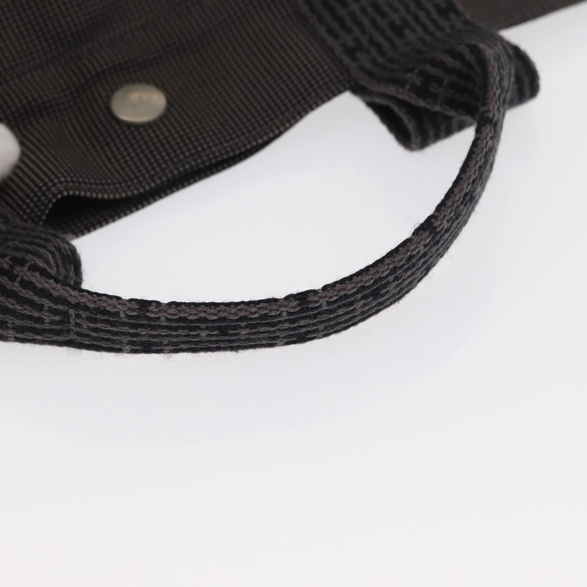 Hermes Herline Backpack Canvas, GRAY, CANVAS, Backpack