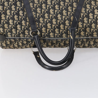 Christian Dior Vintage Trotter Boston Bag Diorissimo Canvas, NAVY, CANVAS, Travel bag