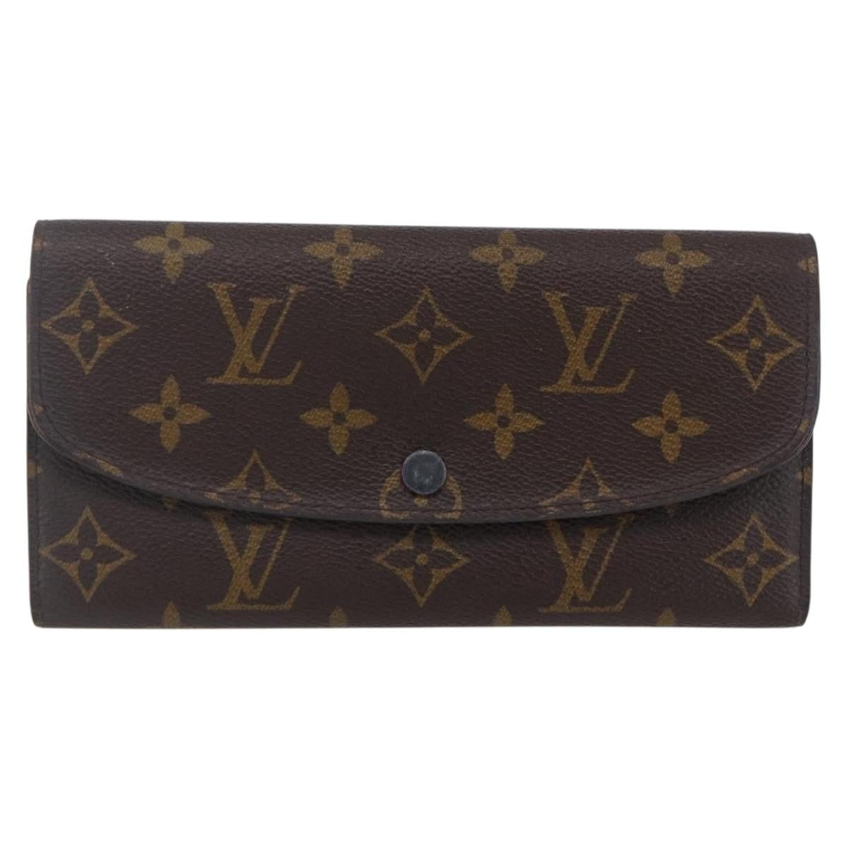Louis Vuitton Emilie Wallet Monogram Canvas, BROWN, CANVAS, Wallets