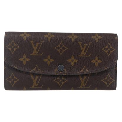 Louis Vuitton Emilie Wallet Monogram Canvas, BROWN, CANVAS, Wallets