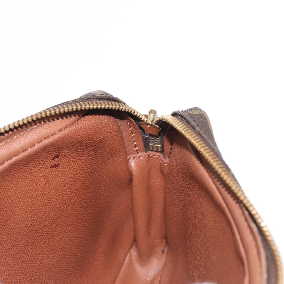 Louis Vuitton Marly Dragonne Clutch Monogram Canvas, BROWN, CANVAS, Clutche & pouche