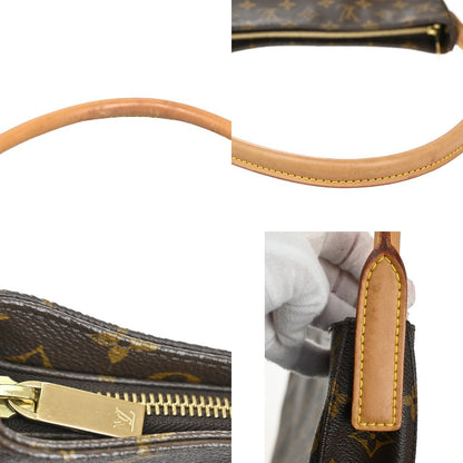 Louis Vuitton Looping Handbag Monogram Canvas, BROWN, CANVAS, Shoulder bag