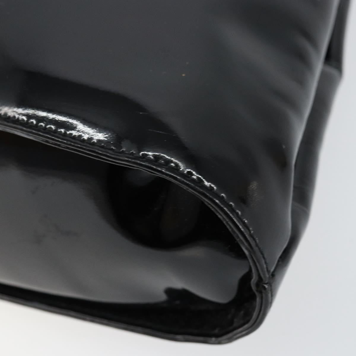 Salvatore Ferragamo Wanda Handbag Patent Leather, BLACK, PATENT_LEATHER, Handbag