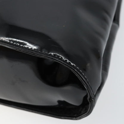 Salvatore Ferragamo Wanda Handbag Patent Leather, BLACK, PATENT_LEATHER, Handbag