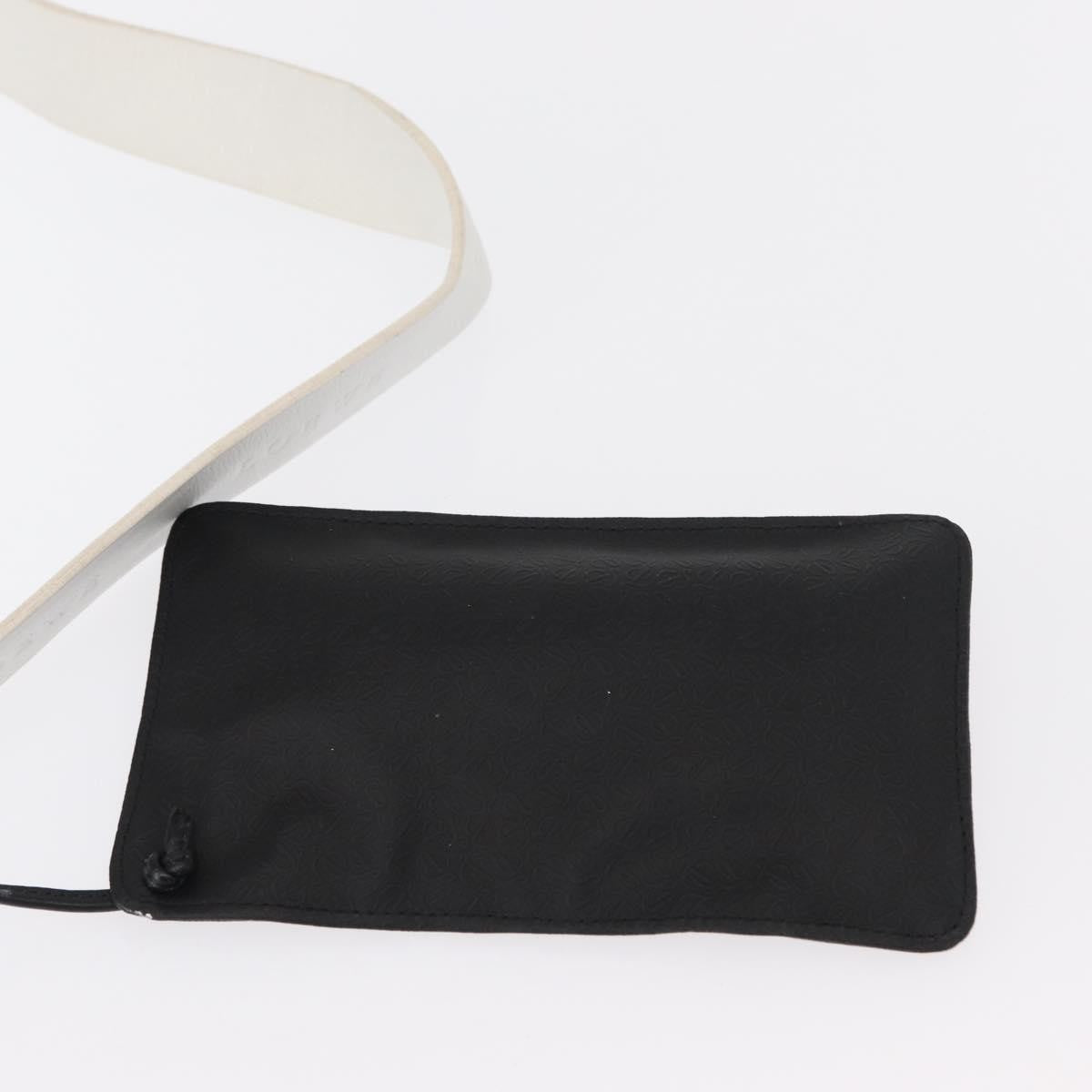 Loewe Anagram Shoulder Bag Leather, BLACK, LEATHER, Shoulder bag