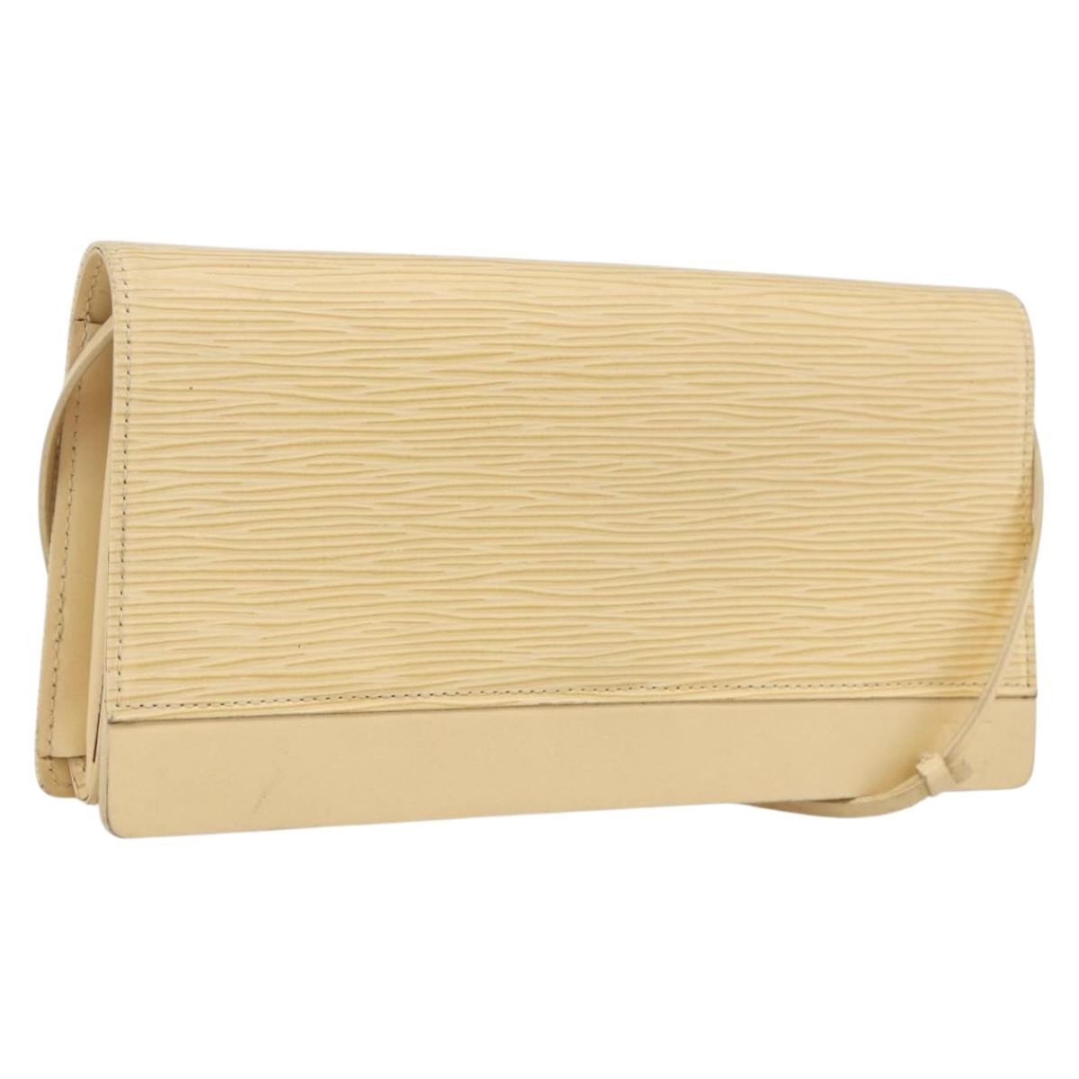 Louis Vuitton Honfleur Handbag Epi Leather, BEIGE, LEATHER, Clutche & pouche