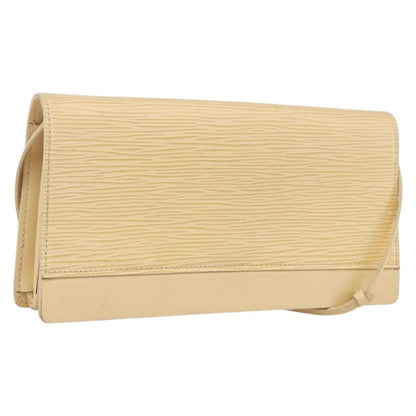 Louis Vuitton Honfleur Handbag Epi Leather, BEIGE, LEATHER, Clutche & pouche